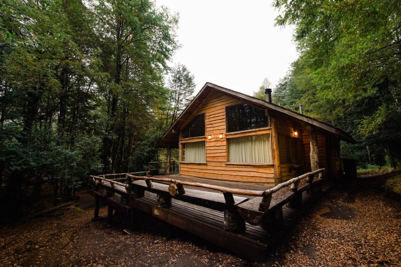 Huilo Huilo Cabanas Del Bosque Puerto Fuy Eksteriør billede