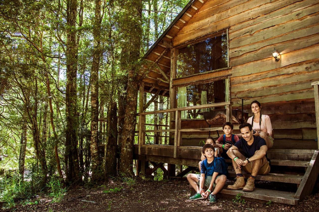 Huilo Huilo Cabanas Del Bosque Puerto Fuy Eksteriør billede